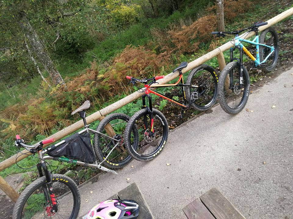 demo day forest of dean, uk. steel is real mtb